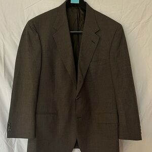Sophisticated Men's Dark Olive Brown Sports-coat / Blazer